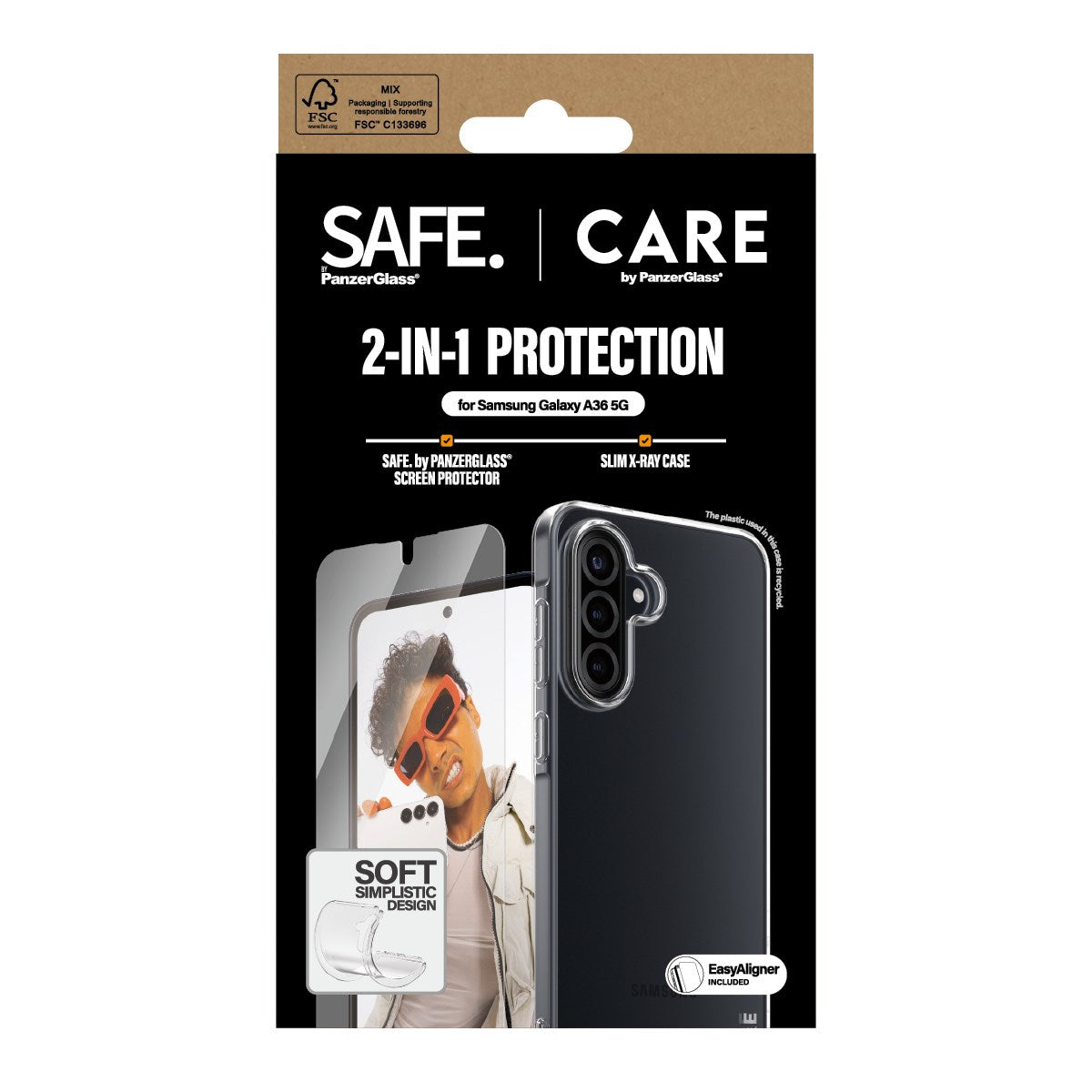 CARE by PanzerGlass® 2-in-1 Pakke Samsung Galaxy A36 5G